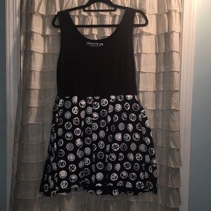 Jersey Knit Marvel Avengers Tank Dress